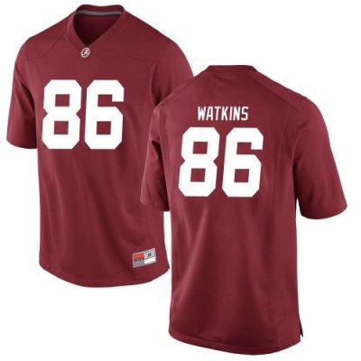 Youth Alabama Crimson Tide #86 Quindarius Watkins Crimson Replica NCAA College Football Jersey 2403JOQY4